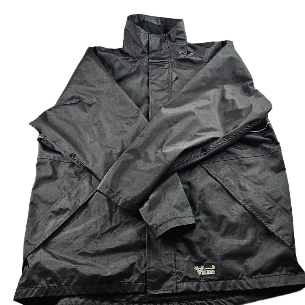 Viking‎ Journeyman 420D Jacket Mens Black Mesh Lined Reflective Vented Full Zip
